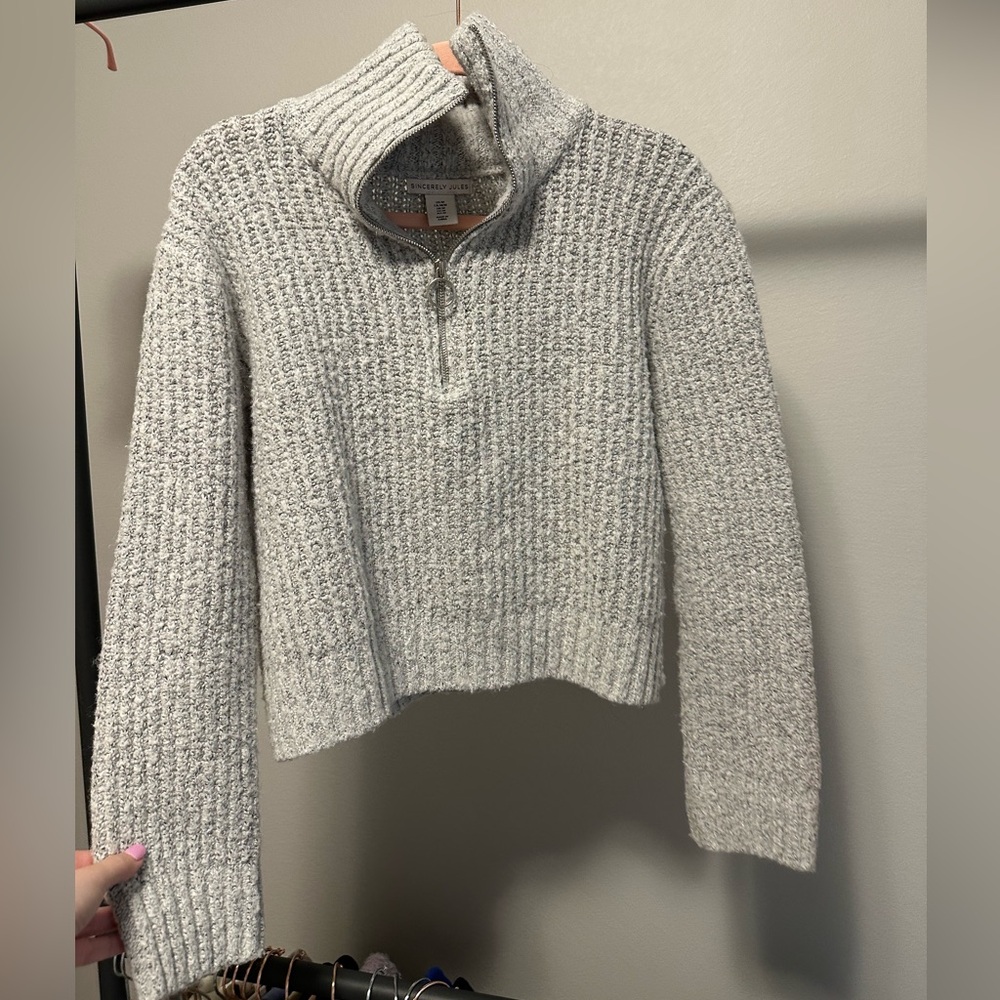 Cozy Gray Women's Sweater